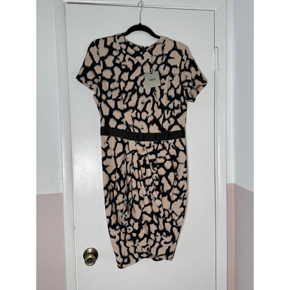 NWT ASOS Marble Print Dress Size 10